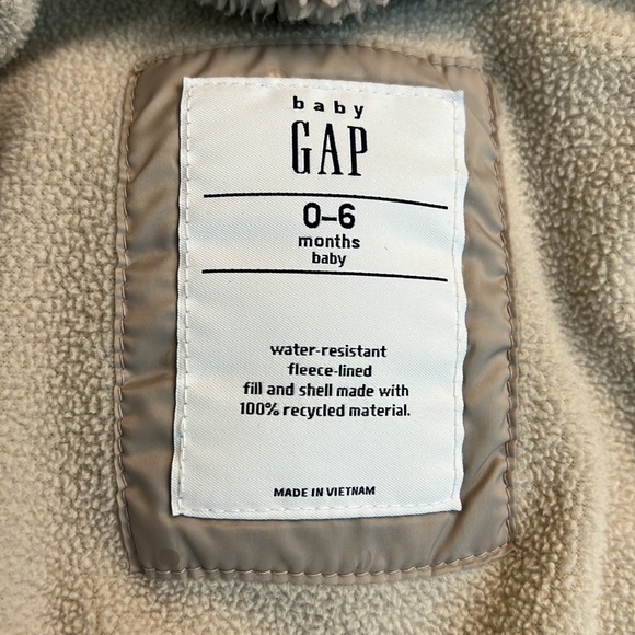 Gap baby cold control puffer winter jacket - Picture 6 of 7